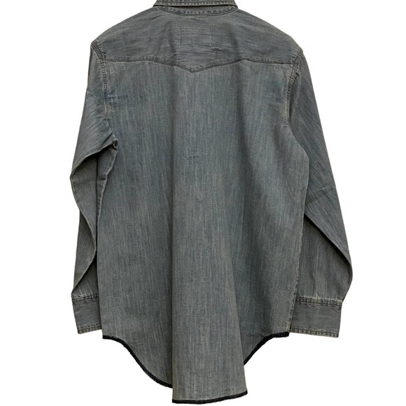 Free People-Sandrine Rose Denim Shirt-Oversized-Size Medium-NWT - Picture 2 of 7